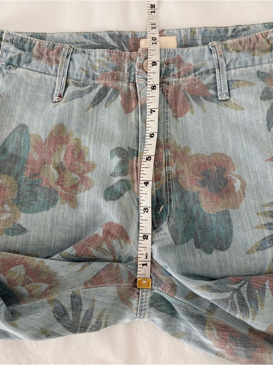 MOTHER The No Zip Misfit Pants Fresh Cut Floral Sz 26 EUC - Picture 15 of 16